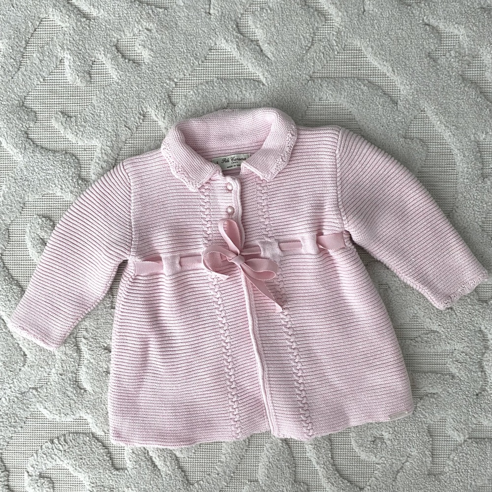 Designer Toddler Knit Sweater by Pili Carrera